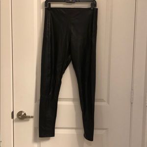 Faux Leather Legging